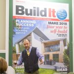 close up speaker with branding